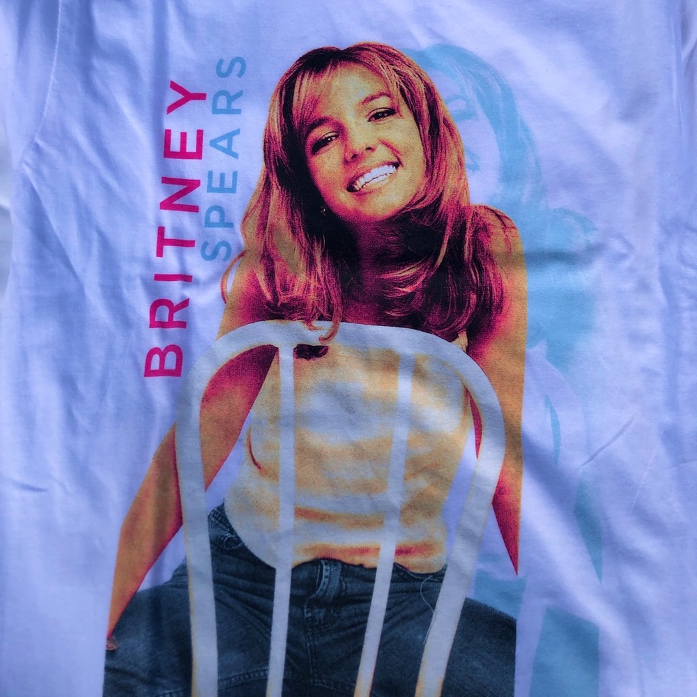 🤍 Britney Spears White T-Shirt 🤍